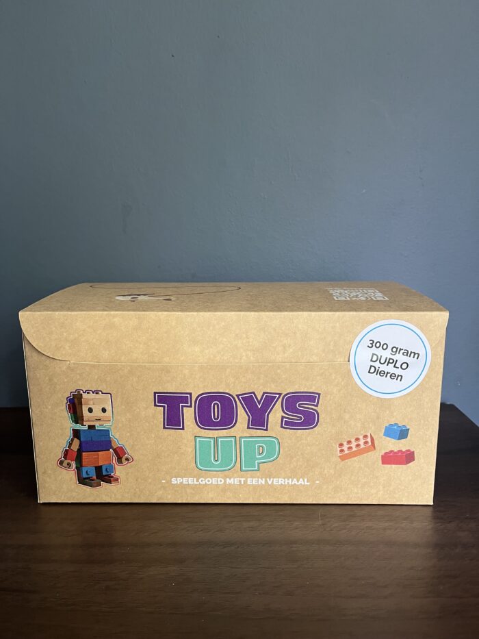 Tweedehands DUPLO blokjes schoon verpakt als duurzaam cadeau